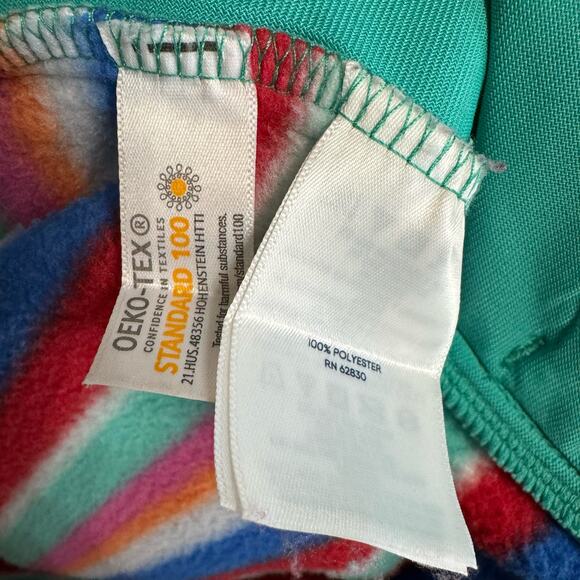 Lands' End Women's Heritage Fleece Snap Neck Pullover Sweatshirt Large - Picture 9 of 9